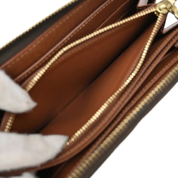 LOUIS VUITTON Long Zippy Wallet Monogram Leather Brown France 268-082025 - Picture 10 of 16